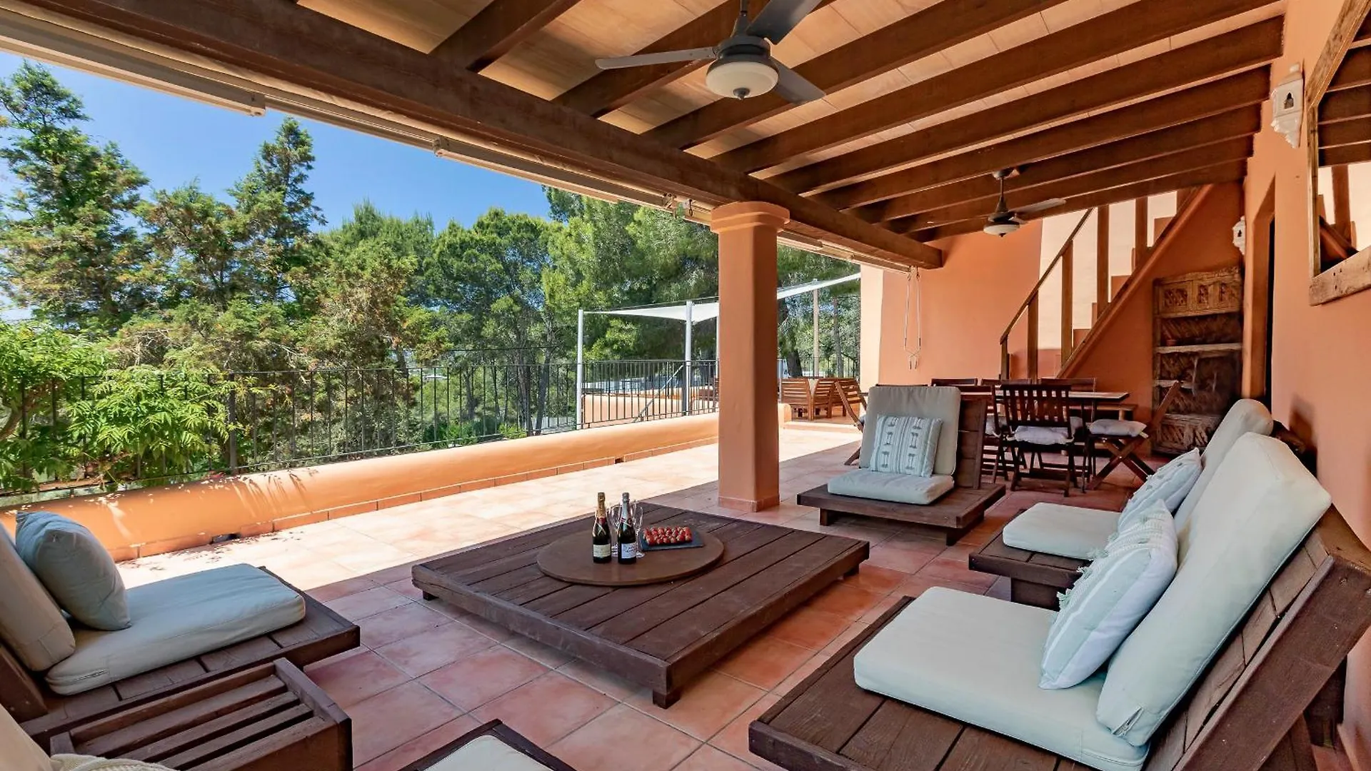 Villa In San Rafael Sleeps 12 San Antonio  Spain